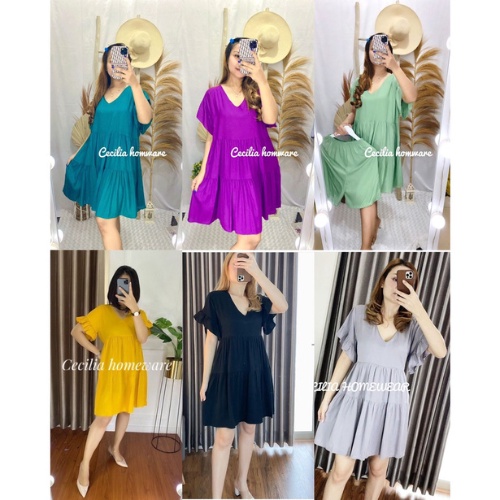 Cecilia Homewear | Daster Elegan Jumbo