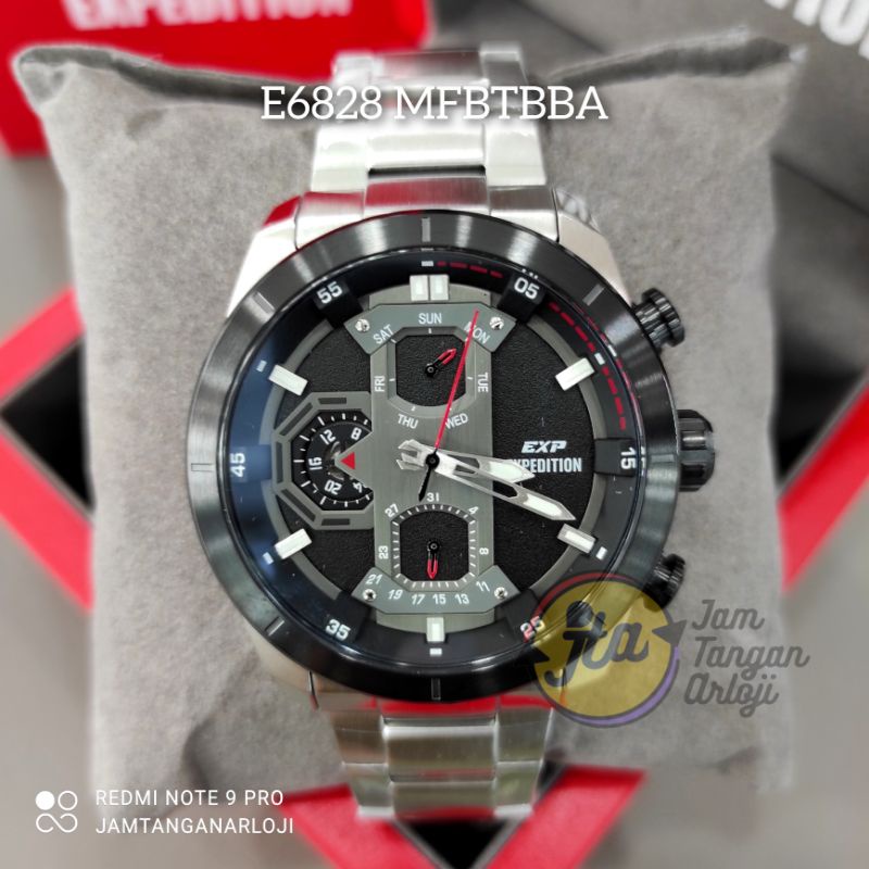 New Expedition EXP E6828 Jam Tangan Pria E 6828 Original MFBTBBA