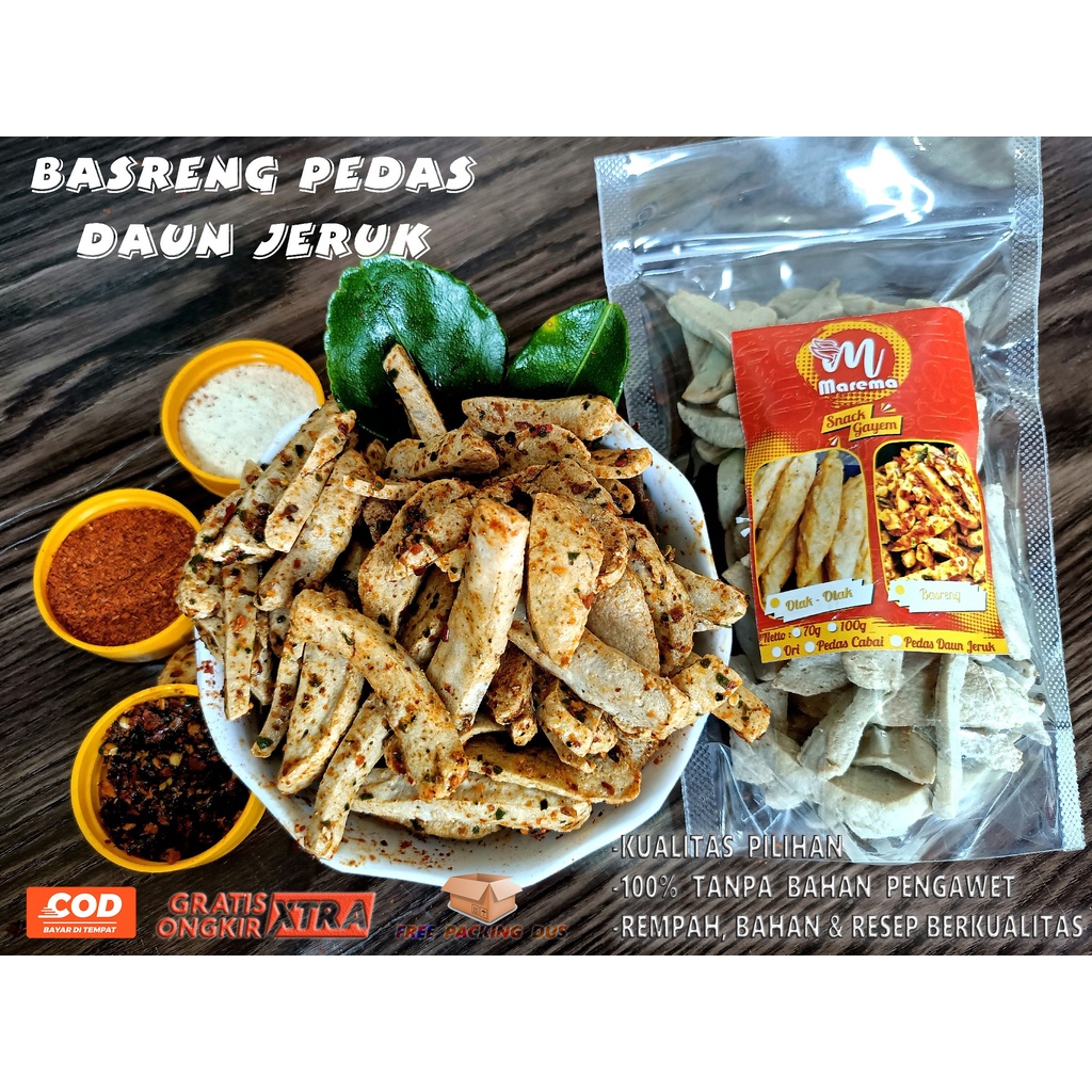 

BASRENG STICK RASA IKAN || CEMILAN RENYAH, GURIH ,ENAK || ORI, PEDAS CABE DAN DAUN JERUK