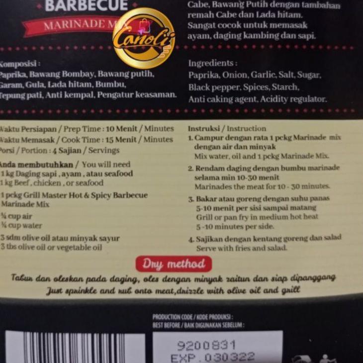 

id0r5Qf--jays grill master hot and spicy barbeque marinade mix / bumbu perendam daging