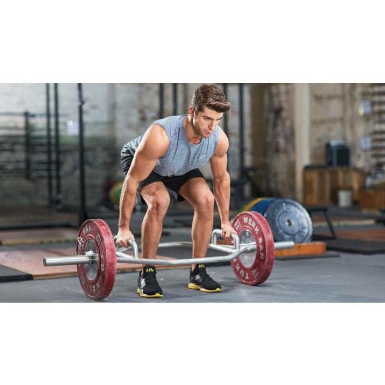 Home Gym Fitness Olimpic Hex Bar Trap Six Border