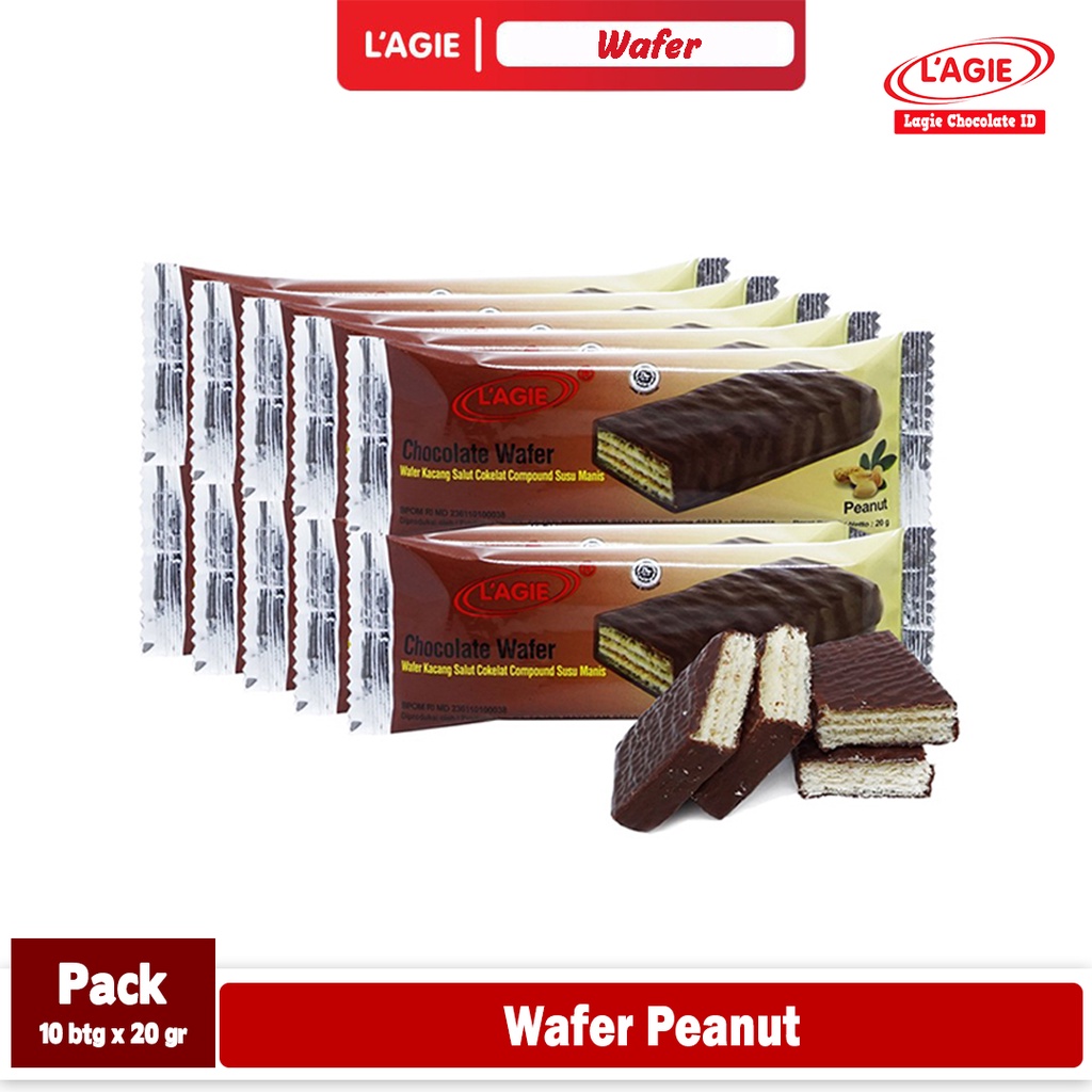 

LAGIE WAFER PEANUT 20GRAM 1 PACK