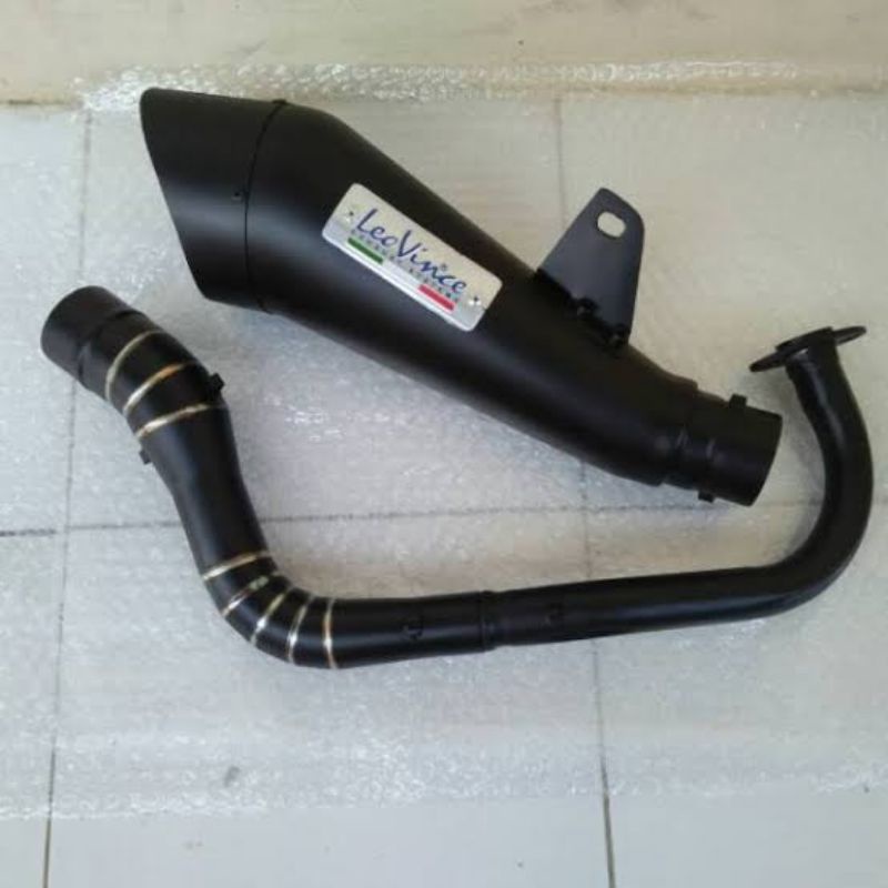 knalpot leovince cobra black doff