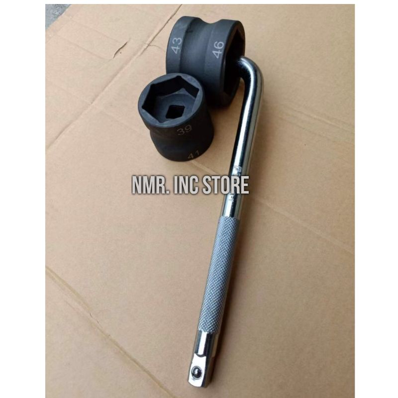 Mata Kunci Shock CVT 39x41 Double Socket 43x46 Sok 34 mm Mur Kopling Kampas Ganda Yamaha Honda Suzuki