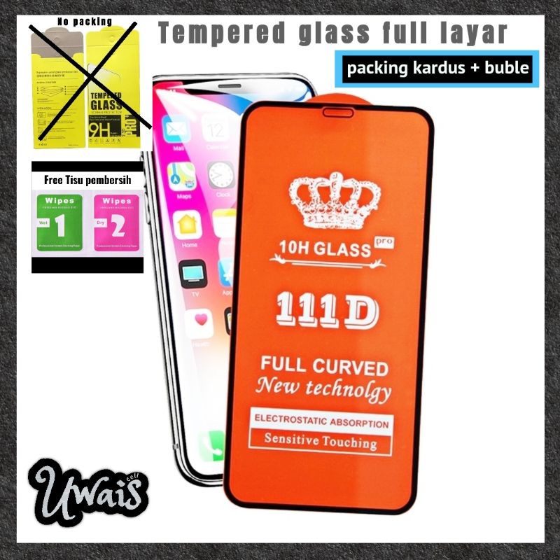 TG Tempered glass bening full cover layar 9D 11D 111D iphone 5 6 7 8  plusx xs 11 12 12pro 13 13pro pro