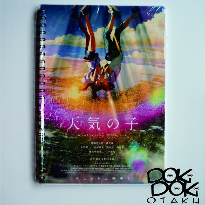 

Lucu Sketch Book/Note Book/Buku Catatan Anime Tenki No Ko 01 A5 Premium Berkualitas