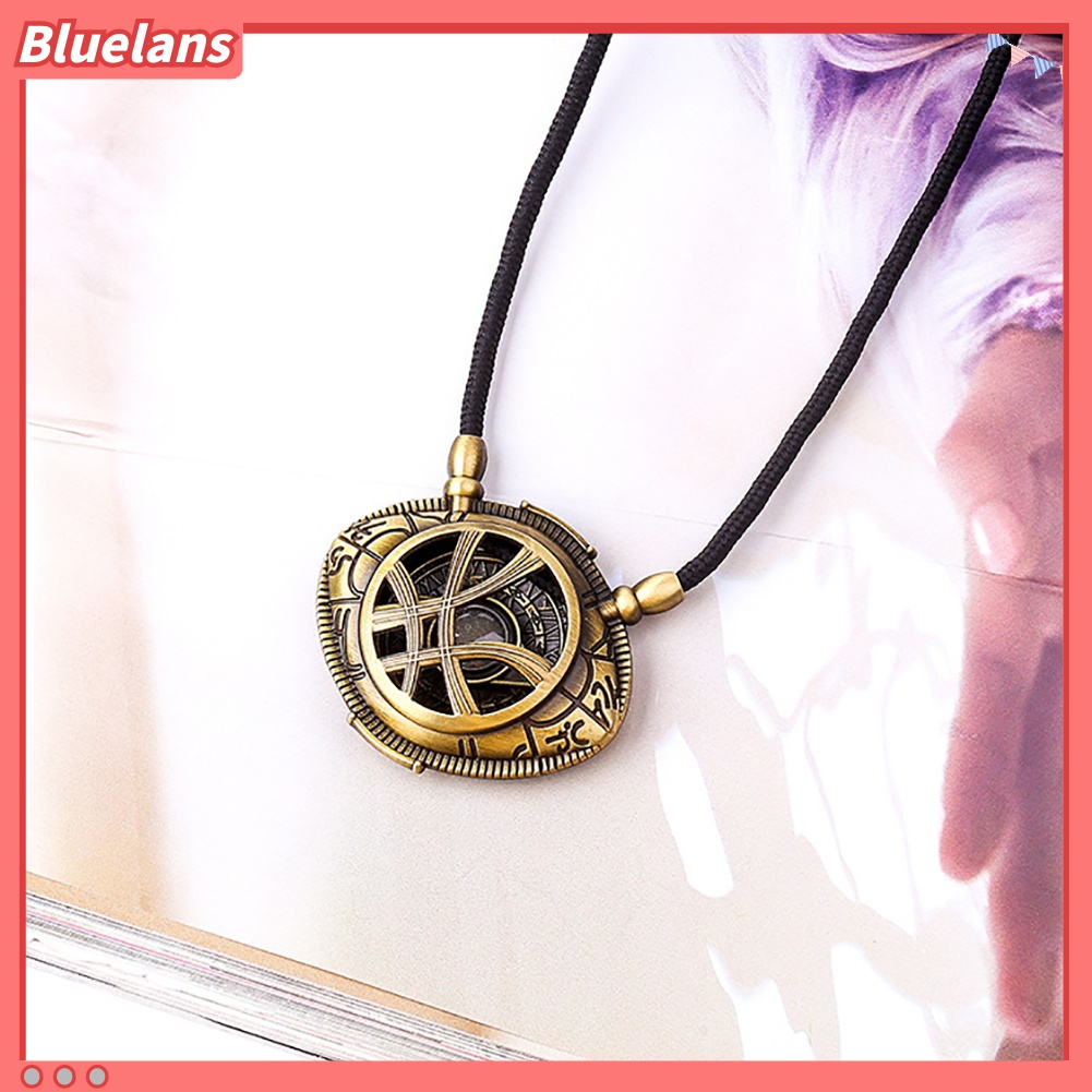 Bluelans Kalung Liontin Agamotto Glow in The Dark Untuk Unisex