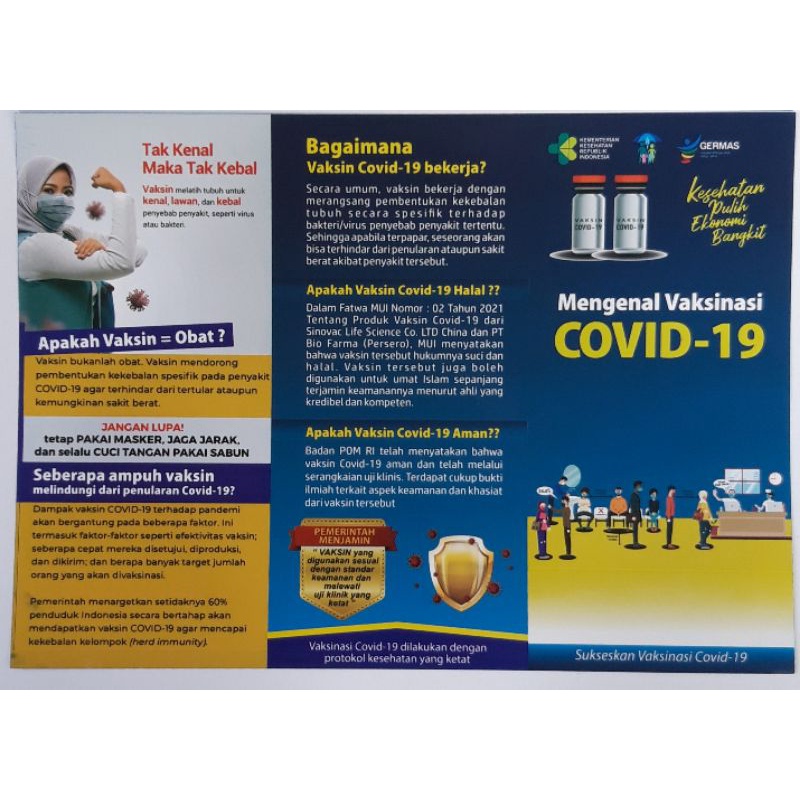 Leaflet Mengenal Vaksinasi Covid