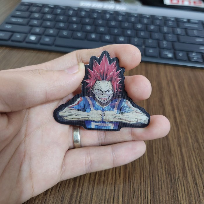 

STIKER 3D MOTION LENTICULAR ANIME - DK0242 - Hero Academia - Kirishima