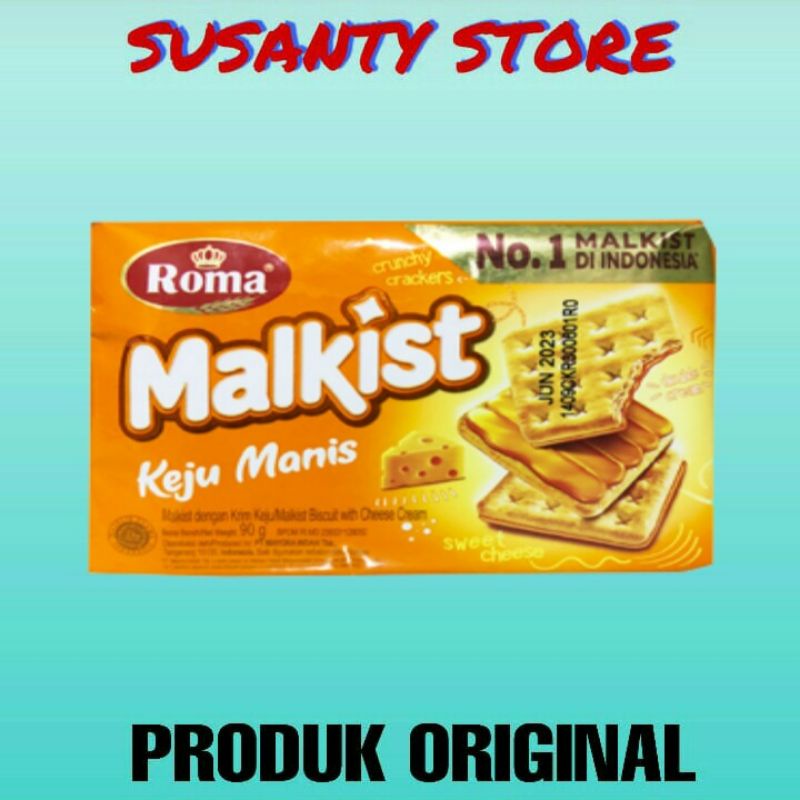 

ROMA MALKIST KEJU MANIS CRACKERS 90GR.