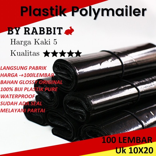 kantong Plastik polymailer amplop Uk.10x20 packing online / Plastik Amplop polymailer - NJ