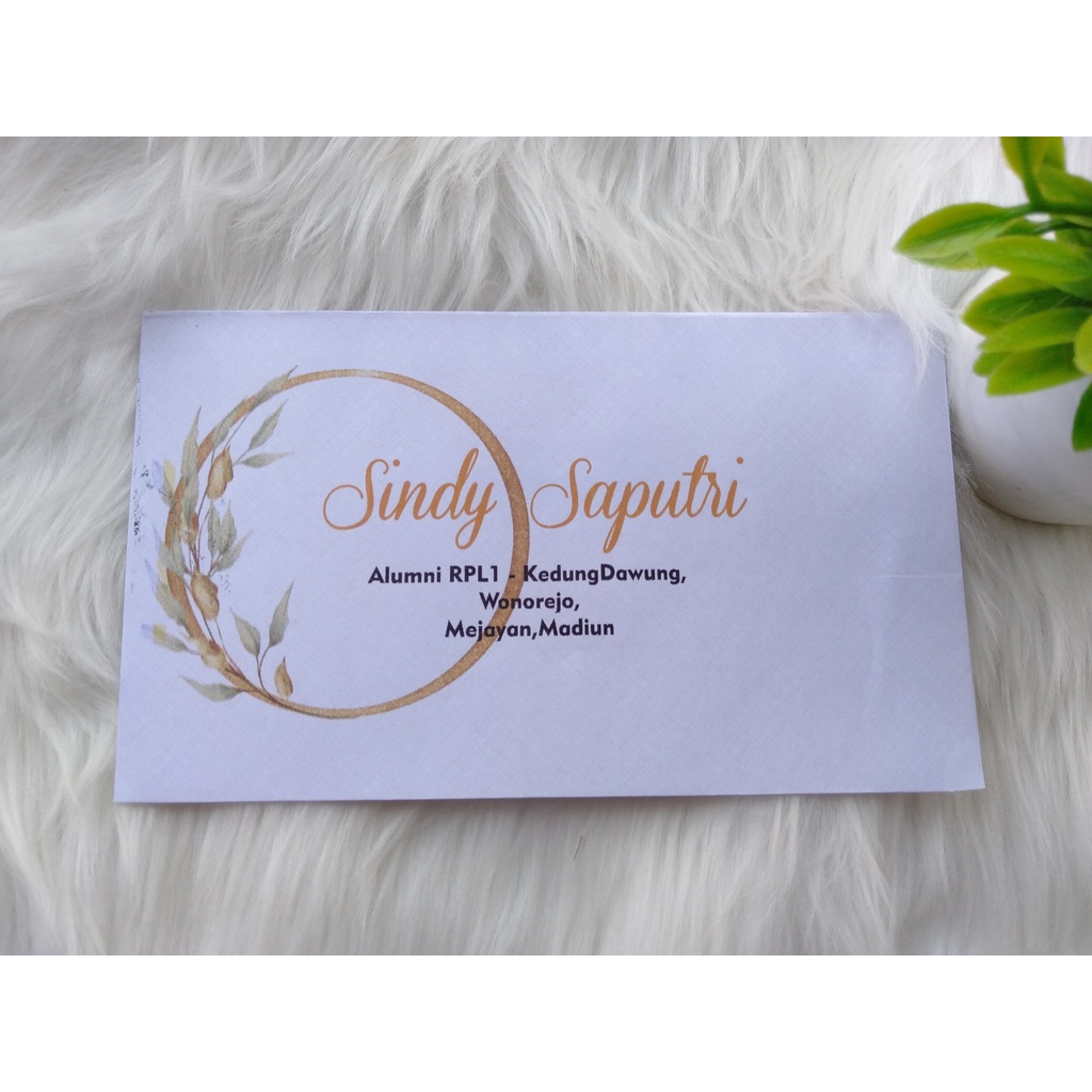 

amplop kondangan custom/nama/alamat