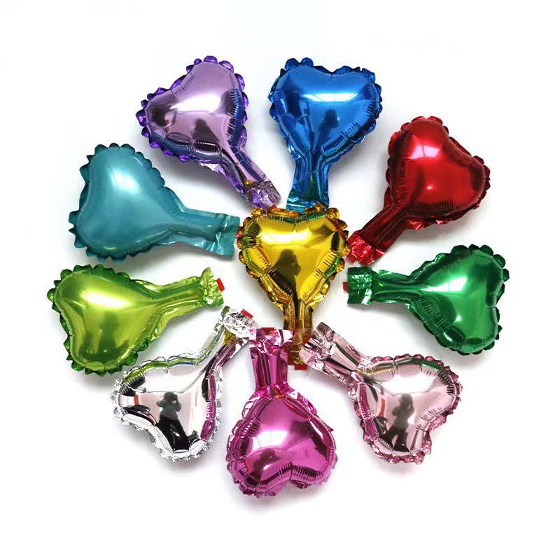 Balon Foil Love 5 INCH 12CM Balon Foil Bentuk Hati ECERAN SATUAN Balon Ultah Balon Ulang Tahun Balon