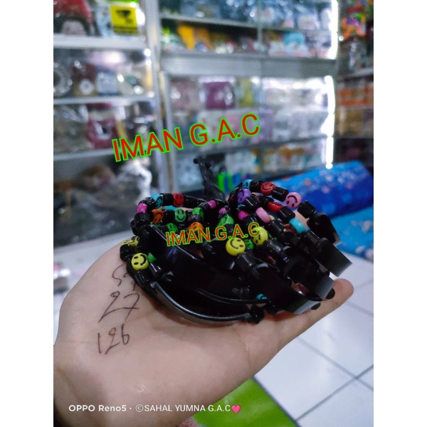 Gelang plat akrilik,gelang plat nama,aksesories gelang