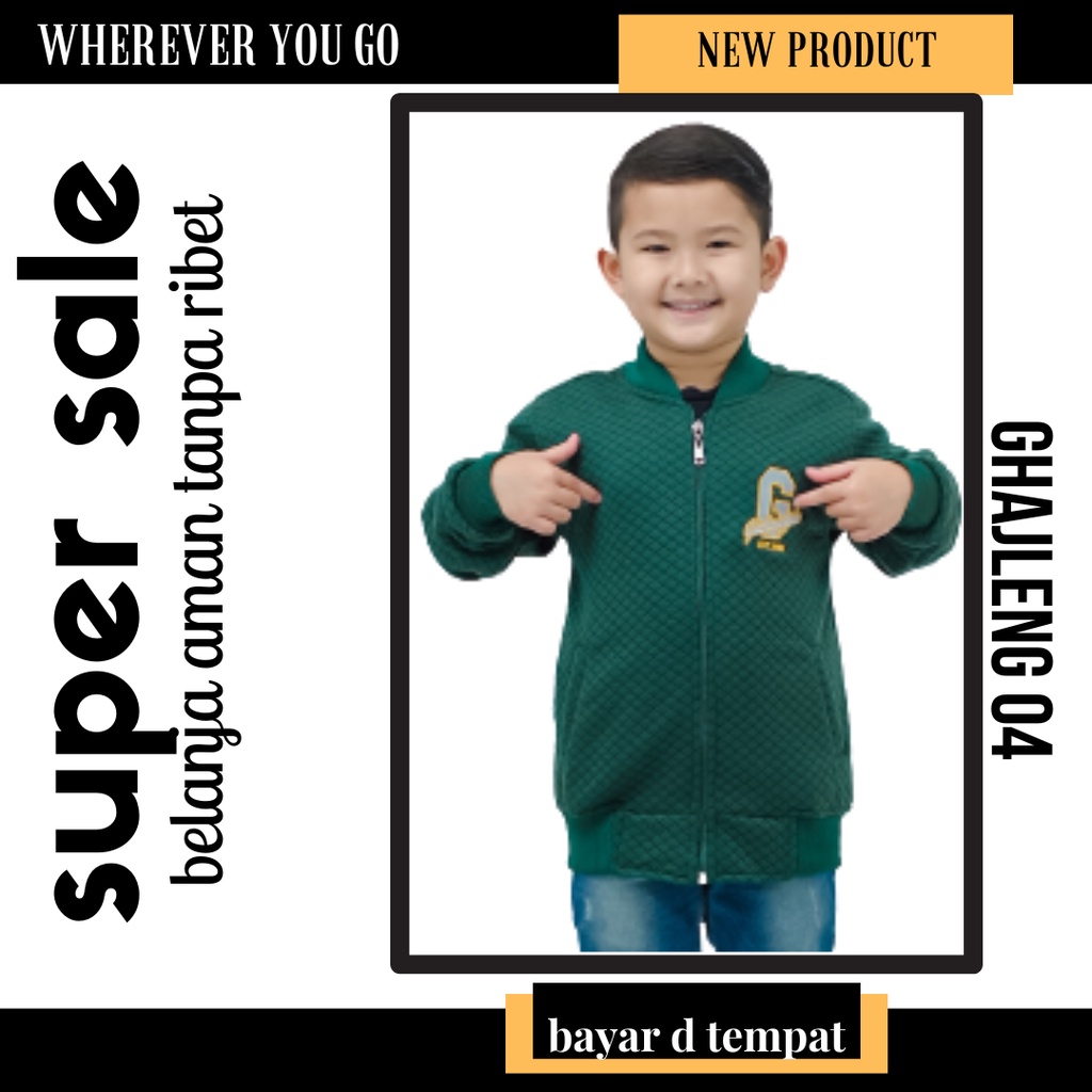 GHAJLENG JAKET ANAK/JAKET ANAK COMFY/JAKET ANAK LAKI LAKI