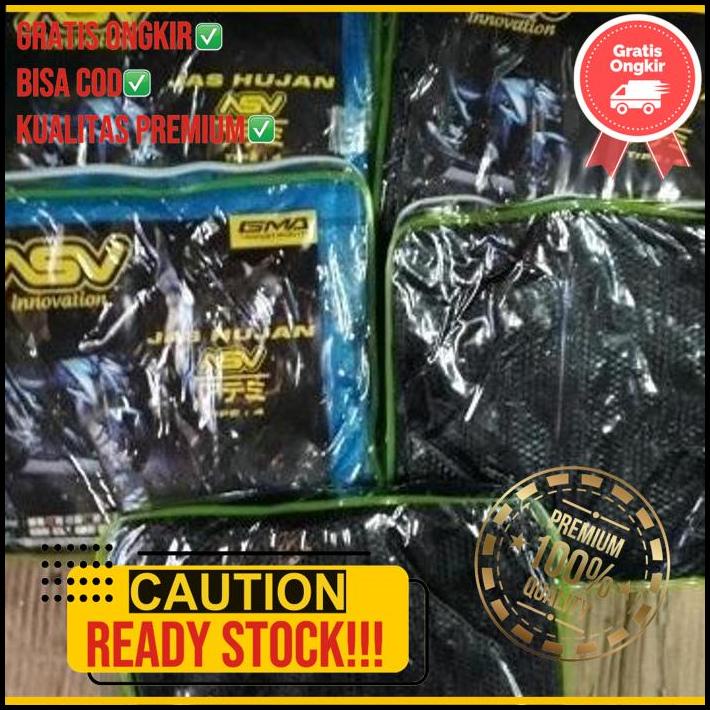 Jas Hujan Karet Asv 4 Carbon Semi Transparan