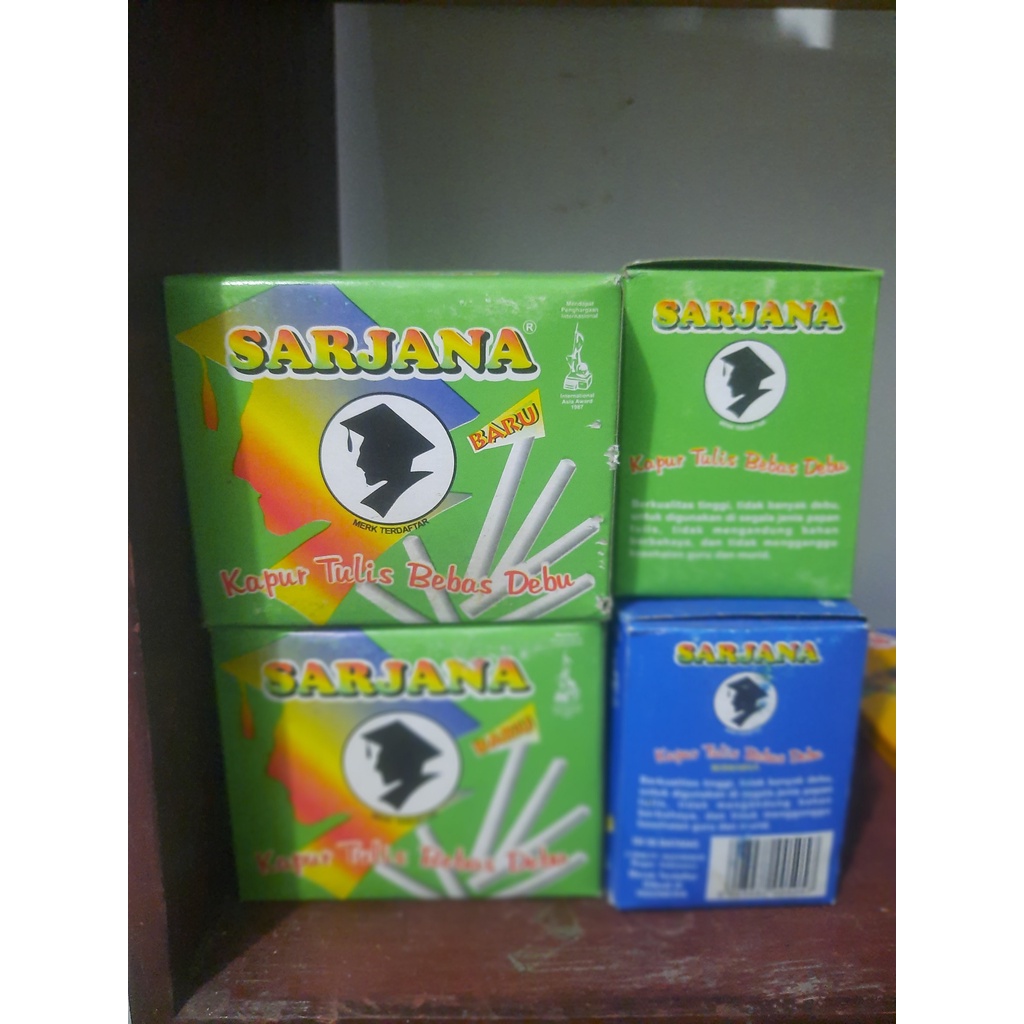 

KAPUR TULIS SARJANA/ KAPUR TULIS PAPAN SARJANA ISI 50 BATANG