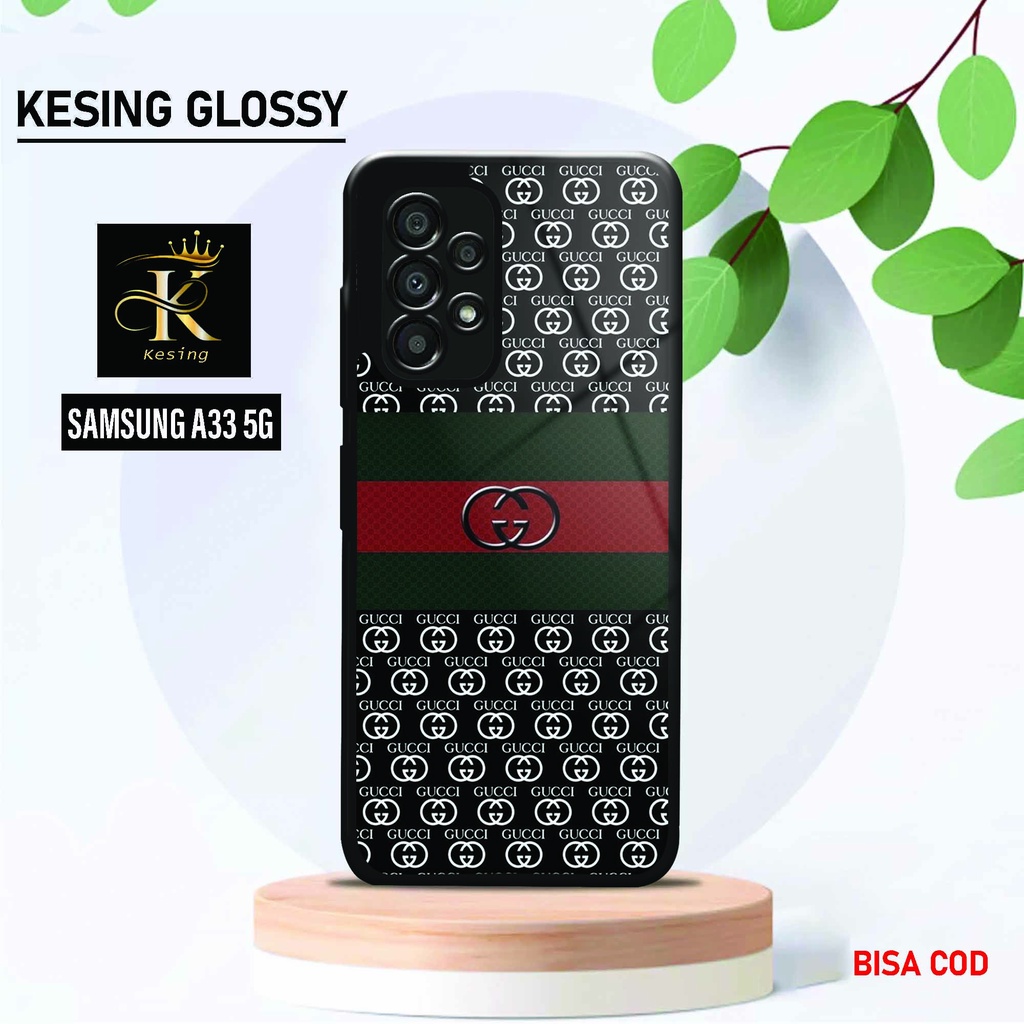 Case Samsung A33 5G - Hardcase Glossy Samsung ( KS50 ) - Softcase Samsung A33 5G - Fashion Case Sams