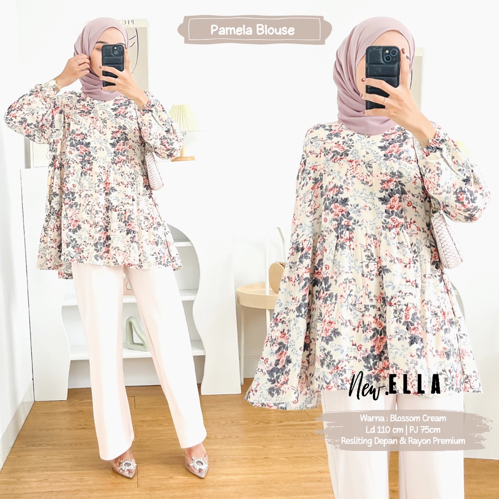 PAMELA BLOUSE PEPLUM BY DLINK STORE / PEPLUM BLOUSE