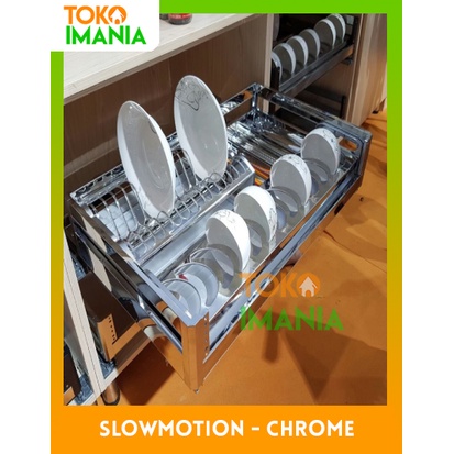 Rak Piring Serbaguna Tarik Knockers SW-700WL Stainless 304