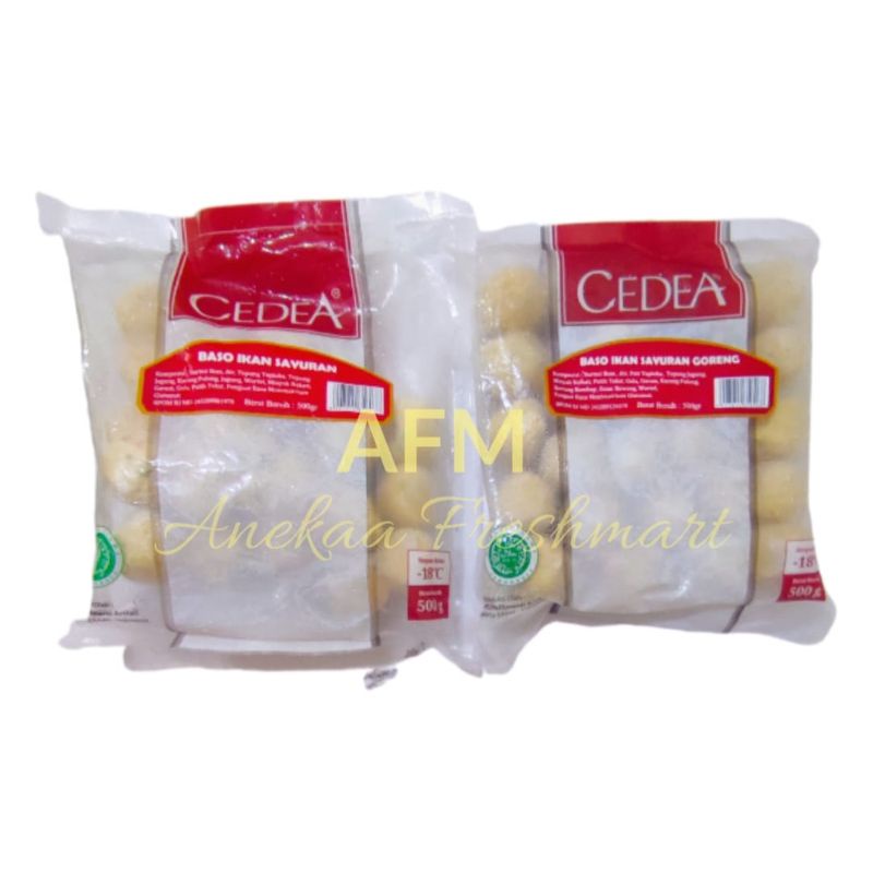 

CEDEA BAKSO IKAN SAYURAN/IKAN SAYURAN GORENG 500GRAM BASO IKAN FISH BALL