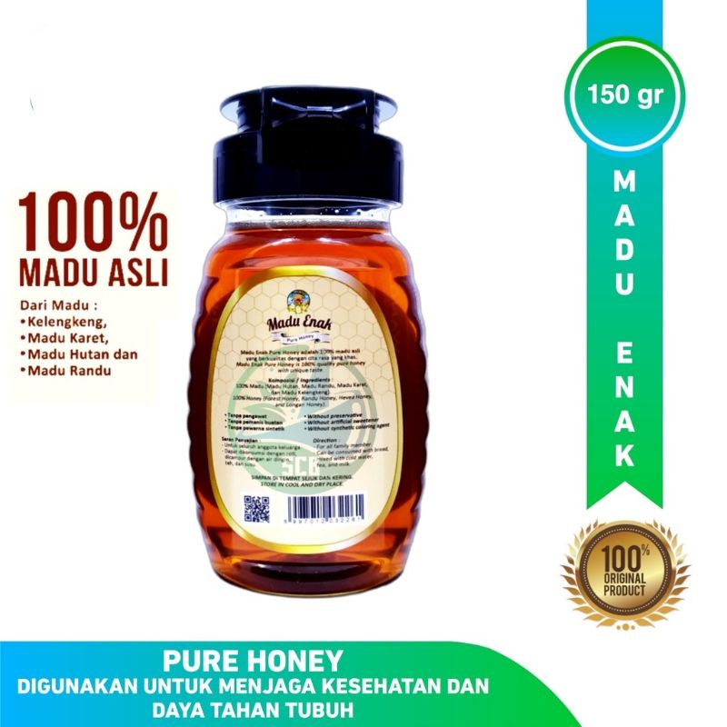 

Madu Enak Pure Honey 150 Gram Botol