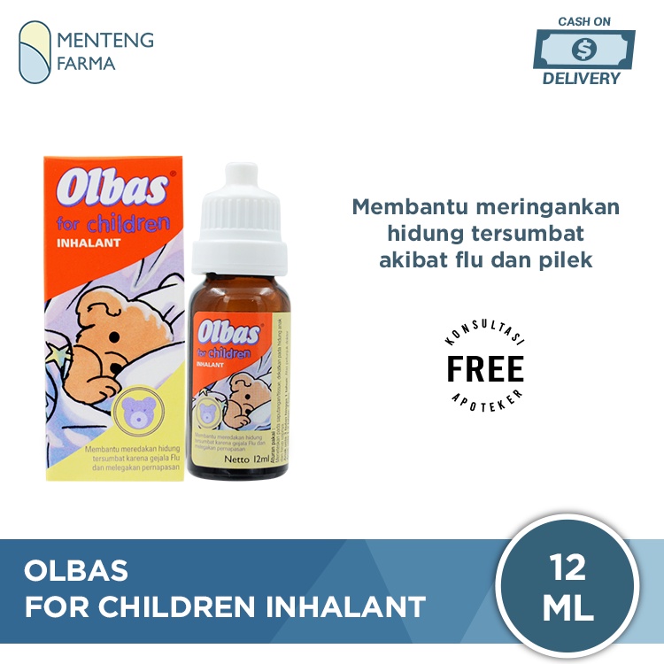 Olbas For Children 12 mL - Inhalant Aromaterapi Untuk Hidung Tersumbat