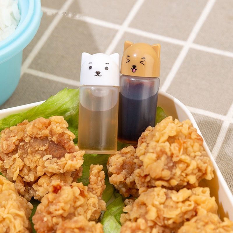 Botol saus kecap pasta mayonais mayones kecap sambal salad dressing mini plastik sauce bekal anak bento binatang animals buah sayur wortel carrot beruang bear cat kucing