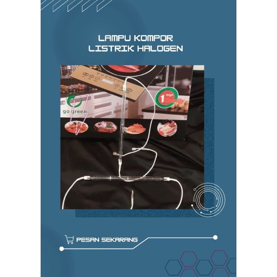 LAMPU KOMPOR LISTRIK HALOGEN COOKER