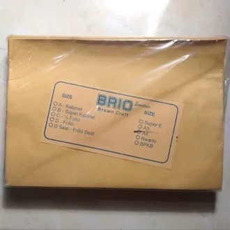 

Segera Miliki Amplop Coklat A4 Brio Murah Dijamin Ori Murah