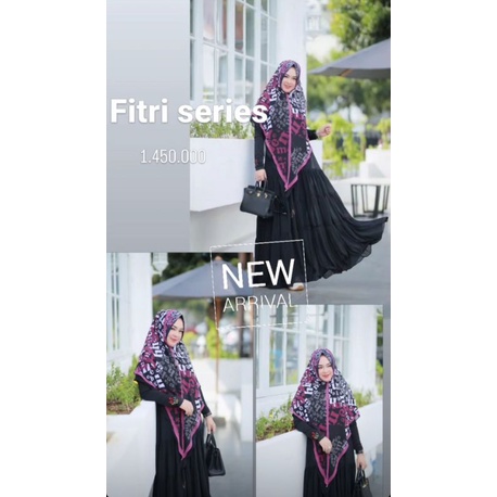 Fitri series by mshee/set syar'i kekinian terbaru selbgram/Syari kekinian syar'i selebgram/syar'i ke