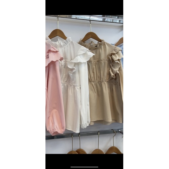 Jual Kemeja Ruffle | Shopee Indonesia