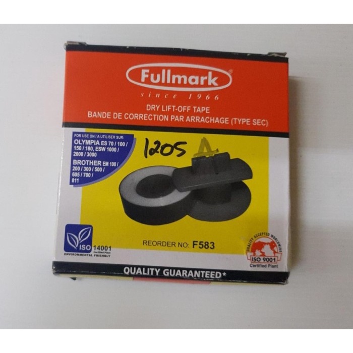 

Penghapus Pita Mesin Tik ElektrikLot Corr.Fullmark Gr-143/145 (F583) #Original