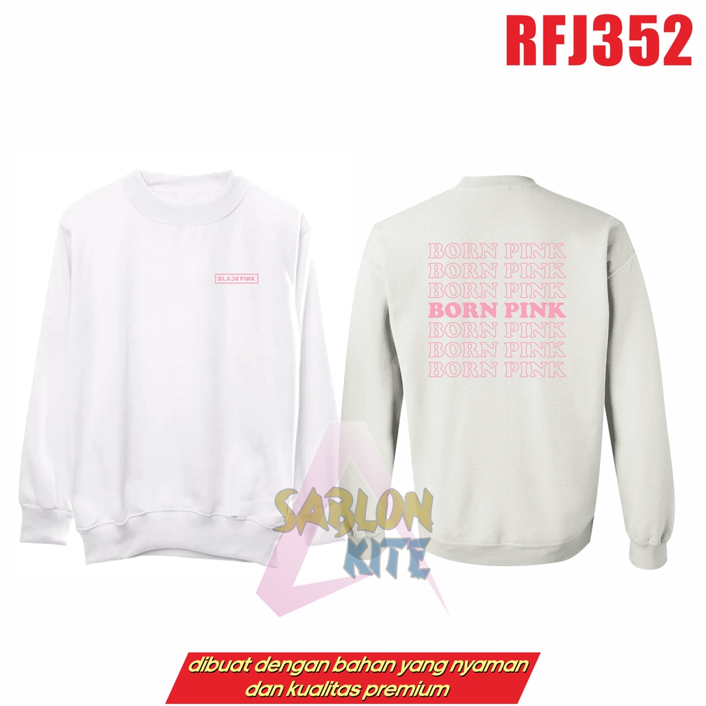 GRATIS FOTOCARD!!! HOODIE KPOP BORN PINK RFJ352