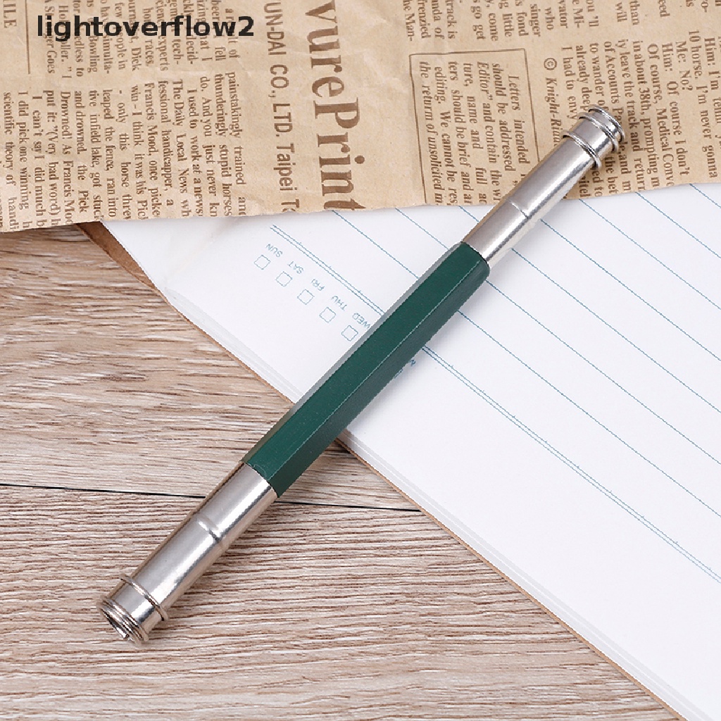 (lightoverflow2) 1 / 10Pcs holder Ekstender Pensil Dua Kepala adjustable Untuk Sekolah / Kantor  (ID) Buku Novel Dewasa Dalam Bahasa Mandarin