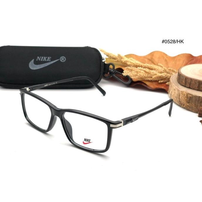 FRAME KACAMATA PRIA WANITA SPORTY NIKE 0528 FREE LENSA MINUS RGY8476946T