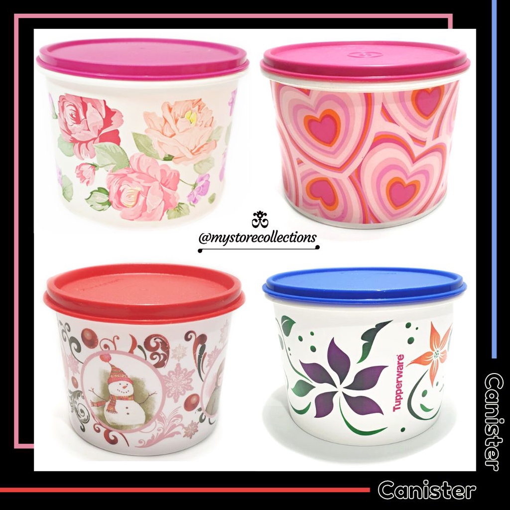 Flower Rose • Candy • Fruit • Chocolate • Cooking OT Canister * Indo - Import  ( Toples ) Tupwr