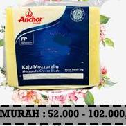 

SALE!!VACUUM TERMURAH ANCHOR MOZZARELLA CHEESE - KEJU MOZARELLA REPACK 1000 GR (1KG)/500 GR|RA2