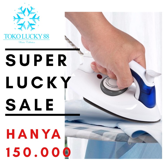 Setrika Uap Setrika Uap Lipat Traveling(F1R7) Setrika Portable Travel Setrika Portable Tanpa Kabel S