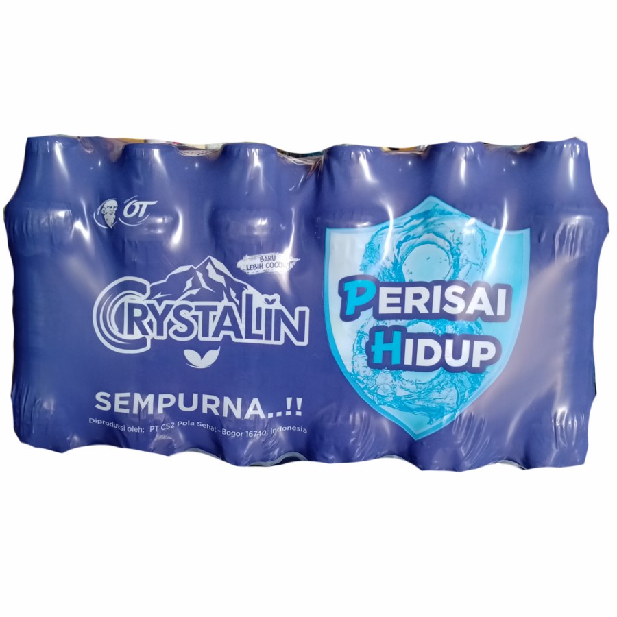 

Crystalin Air Mineral Botol Karton [24 pcs x 330 mL]