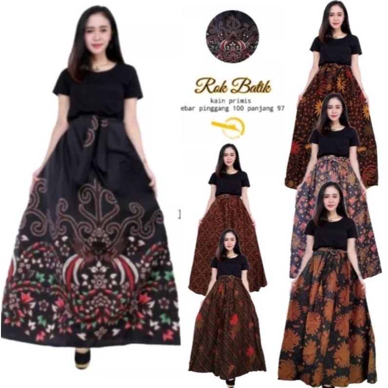 ROK BATIK WANITA DEWASA | ROK PANJANG WANITA DEWASA