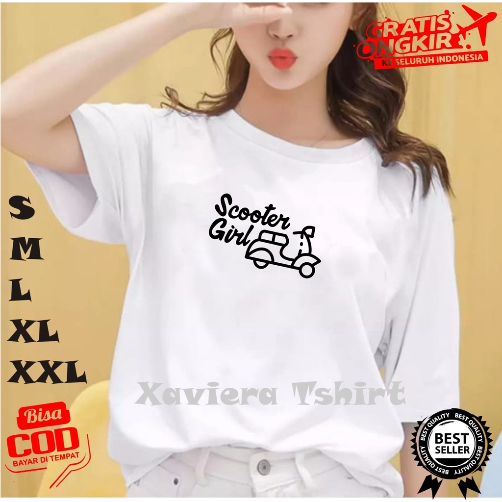 Xaviera Tshirt Gratis Ongkir Kaos Wanita Scoopy Girl Murah Nampol Pakaian Cewek Pakaian Wanita Kaos 