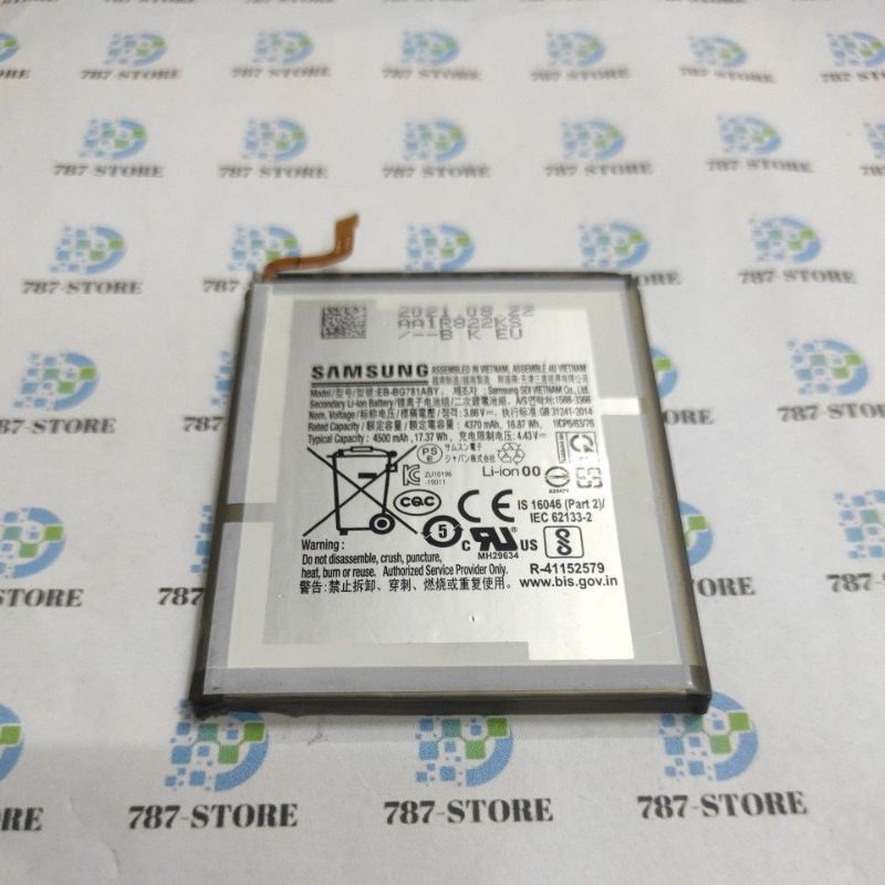 battery batre baterai samsung a52 a52s eb-bg781aby original bekas