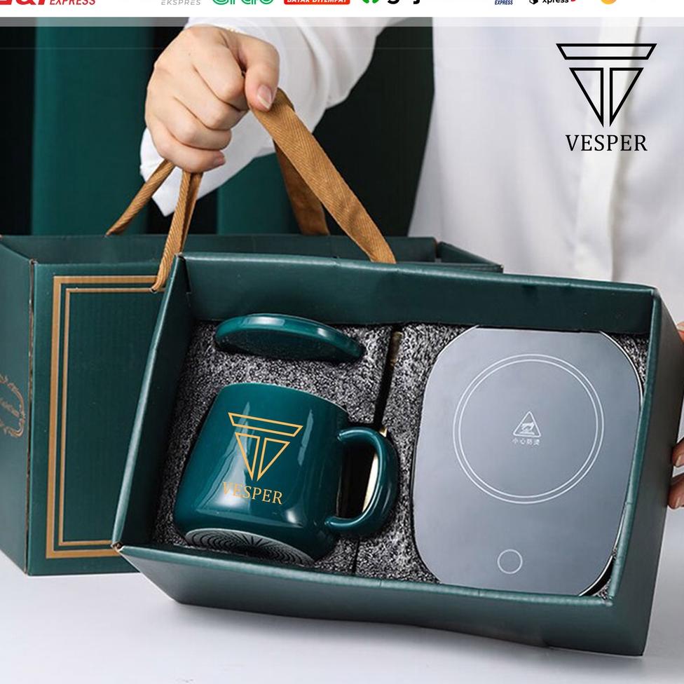 

HOT Product paket hampers warmer cangkir saucer set kemasan gift box / pemanas elektrik portable !