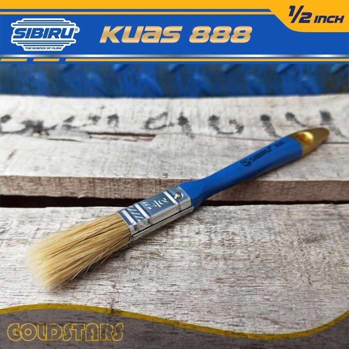 Kuas Tangan Original Sibiru Seri 888 uk 1/2 inch Kuas Cat