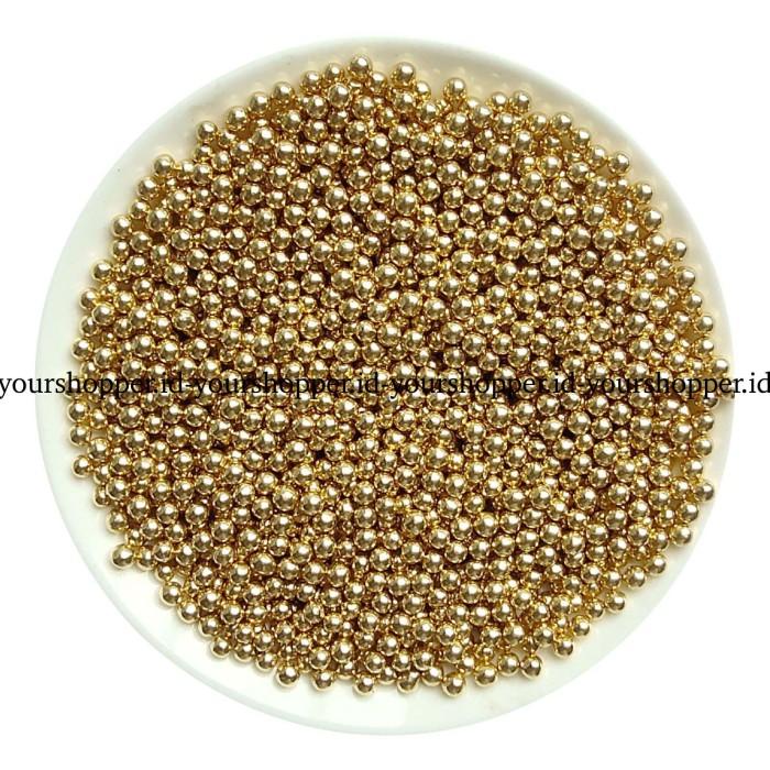 

sprinkles mutiara gold emas metalic hiasan kue