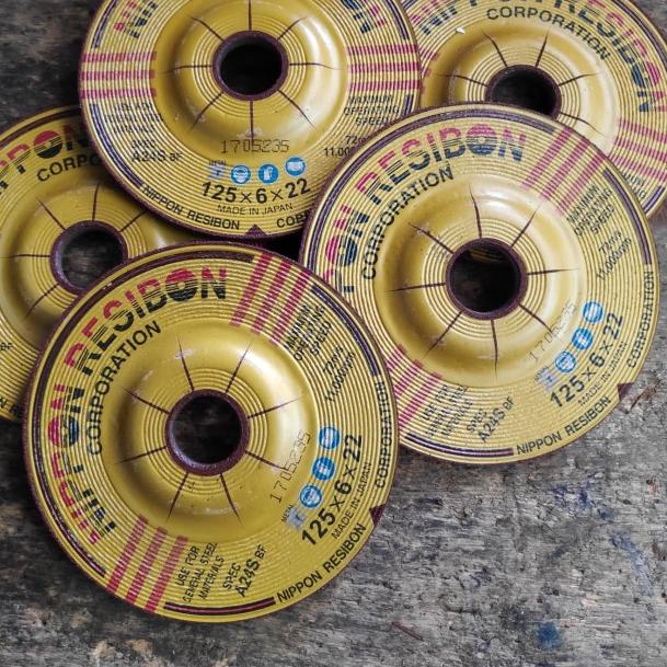 Mata gerinda poles Nipon Resibon 5" x 6mm