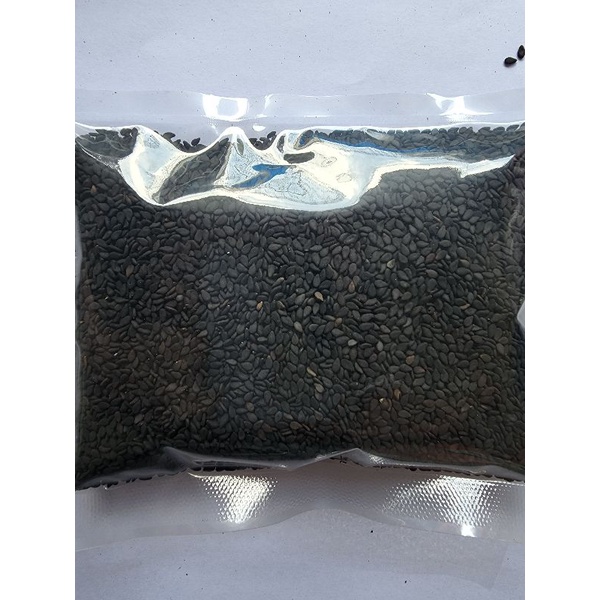 Wijen hitam 1kg - Black sesame seed 1kg PREMIUM QUALITY