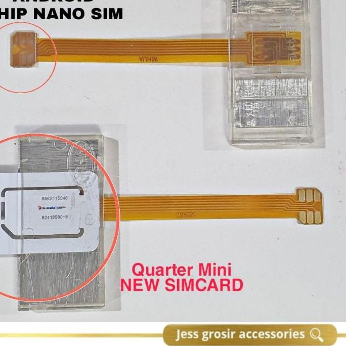 ✨STAR✨ Aktivator New Mini Simcard Wihua Activator Sim card Kartu Perdana Android Quarter Chip Nano m