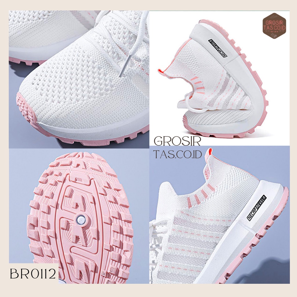 GROSIRTAS &quot;TAPAK FREE BOX&quot; LV0112 Sepatu Sneakers Wanita Import Sepatu Sneakers Sport Wanita Kekinian